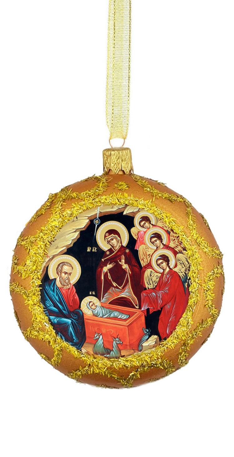 Icon nativity ornament-Ukrainian