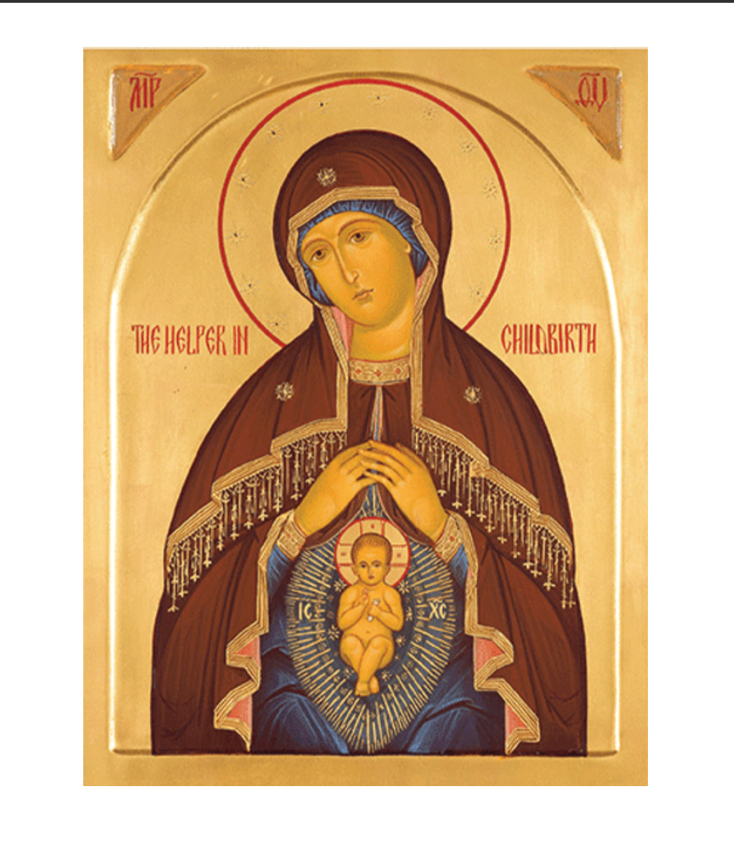 Theotokos, Helper in Childbirth, large icon