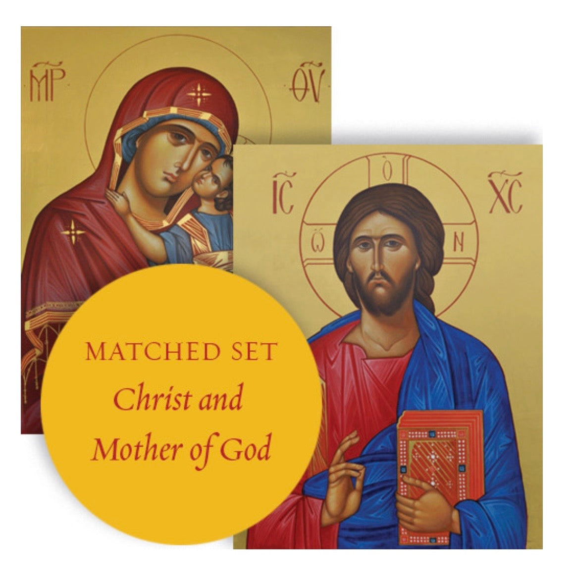 Matching set: Christ the Teacher & Sweet Kissing, medium icons