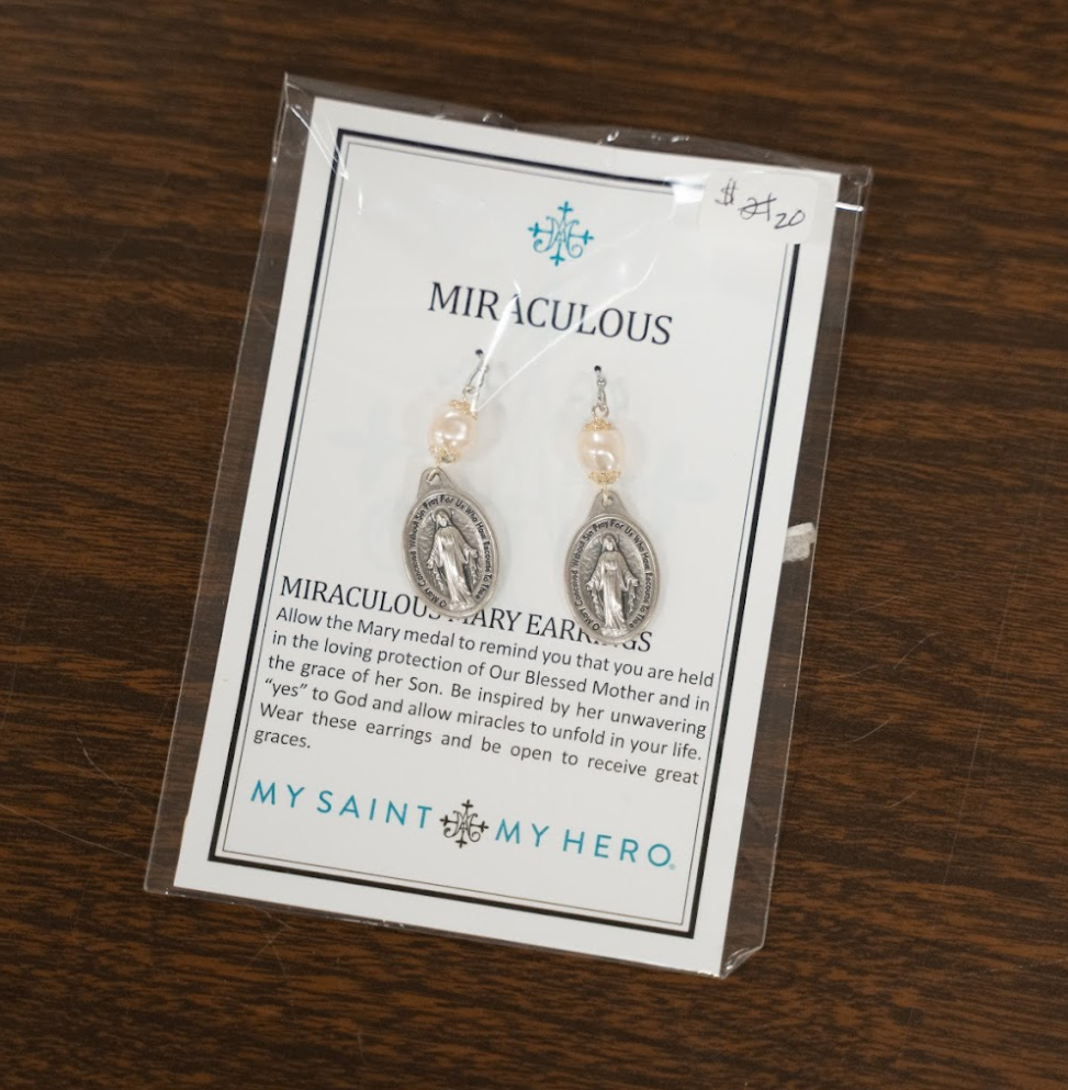 Miraculous Mary Earrings