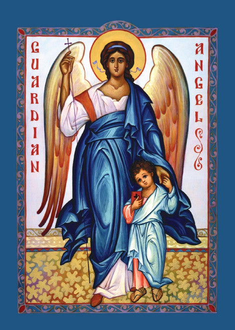 Guardian Angel with a Boy Icon