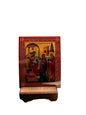 Icon card set with wood stand