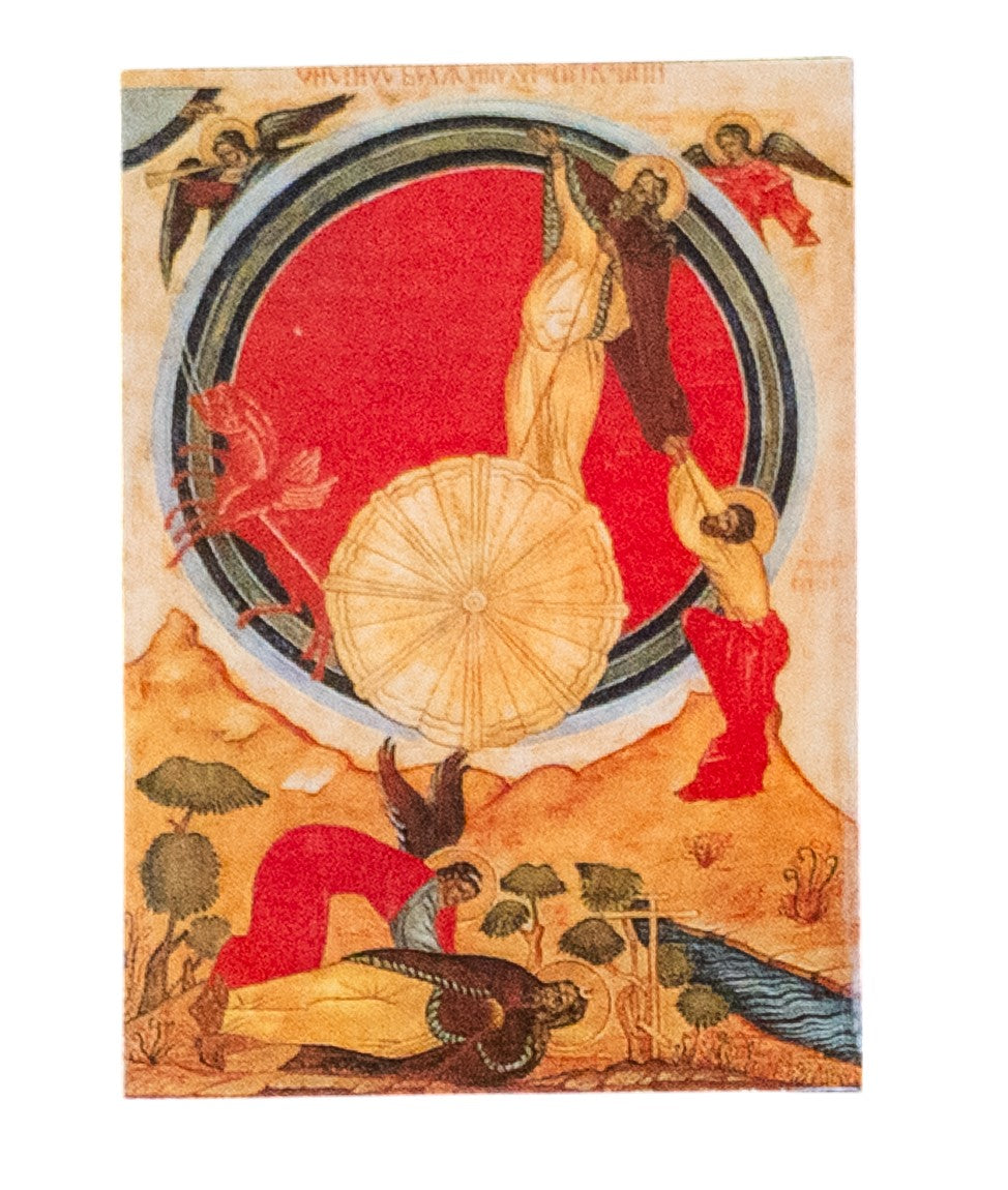 The Fiery Ascension of Prophet Elijah Magnet