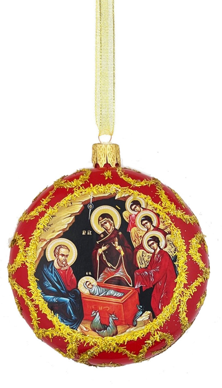 Icon nativity ornament-Ukrainian