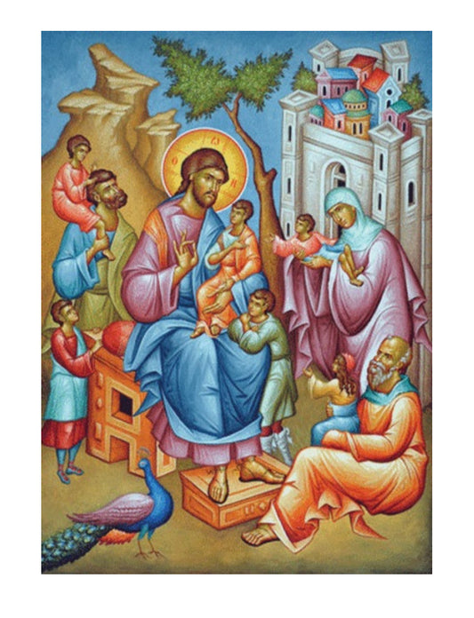 Christ Blessing the Children, large icon