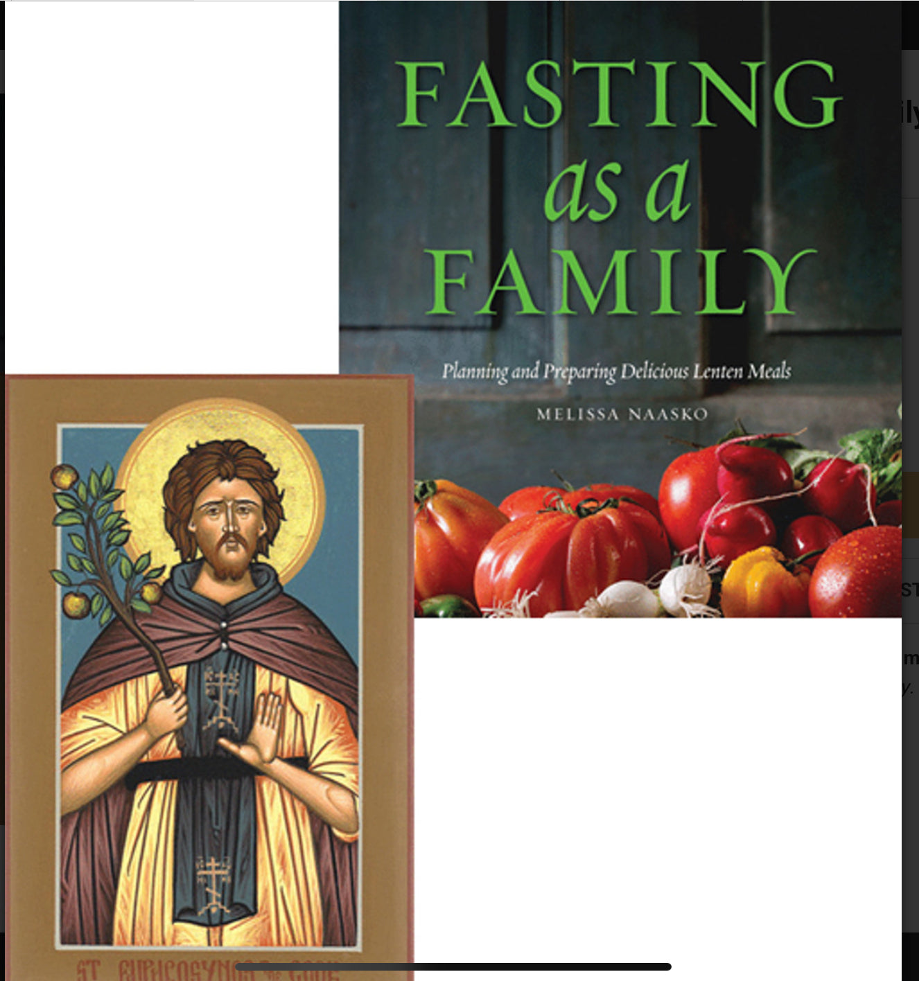 Fasting as a Family With Icon of St. Euphrosynos (small)