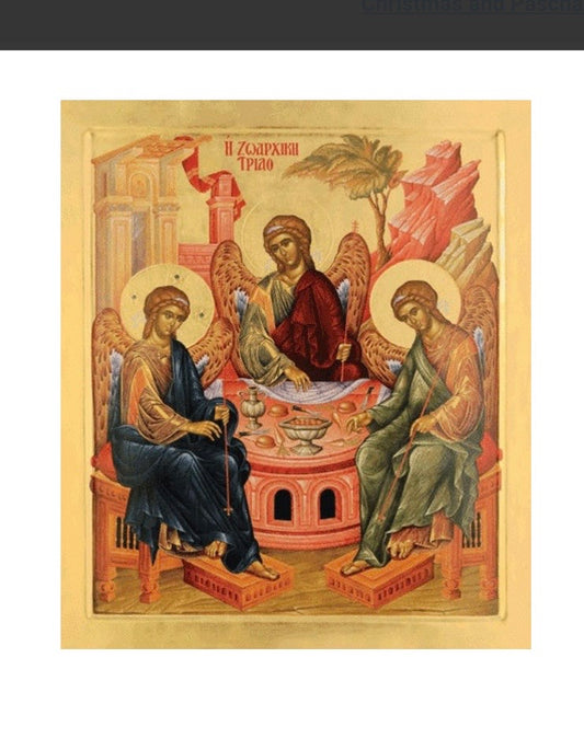 Icon Holy Trinity Hospitality of Abraham