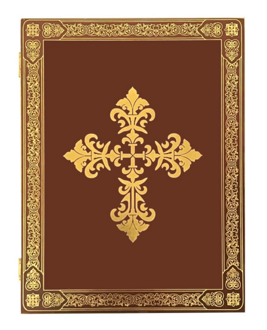 Diptych Virgin of Kazan and Christ the Teacher Gold Foil