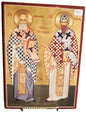 Saint Athanasius and Saint Cyril Icon