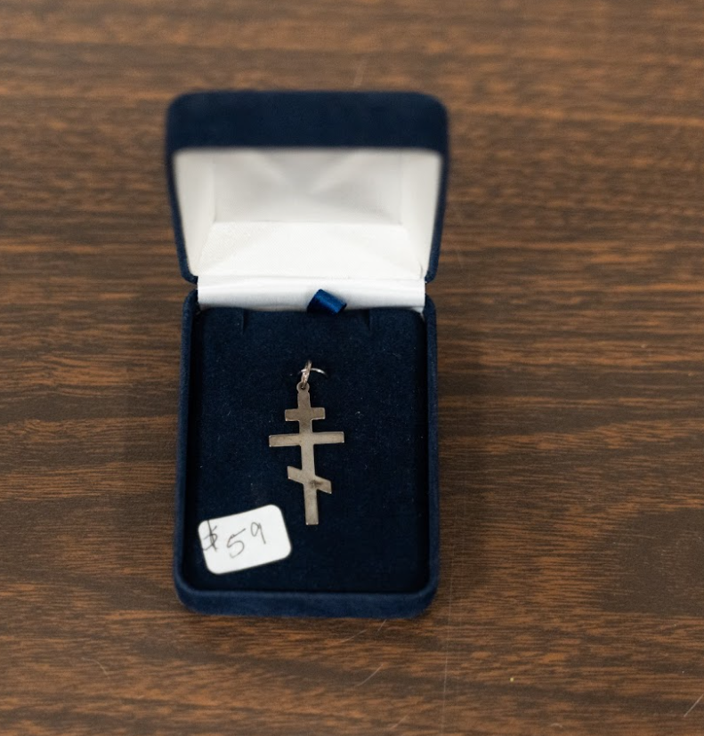Orthodox cross sterling silver