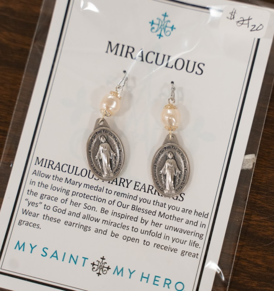 Miraculous Mary Earrings