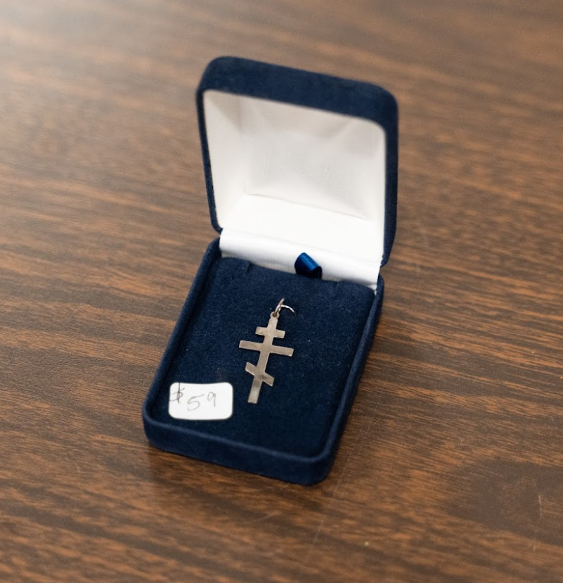 Orthodox cross sterling silver